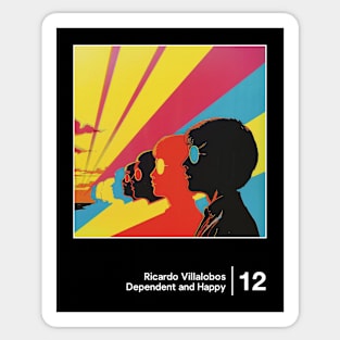 Ricardo Villalobos - Minimal Style Artwork Design Sticker